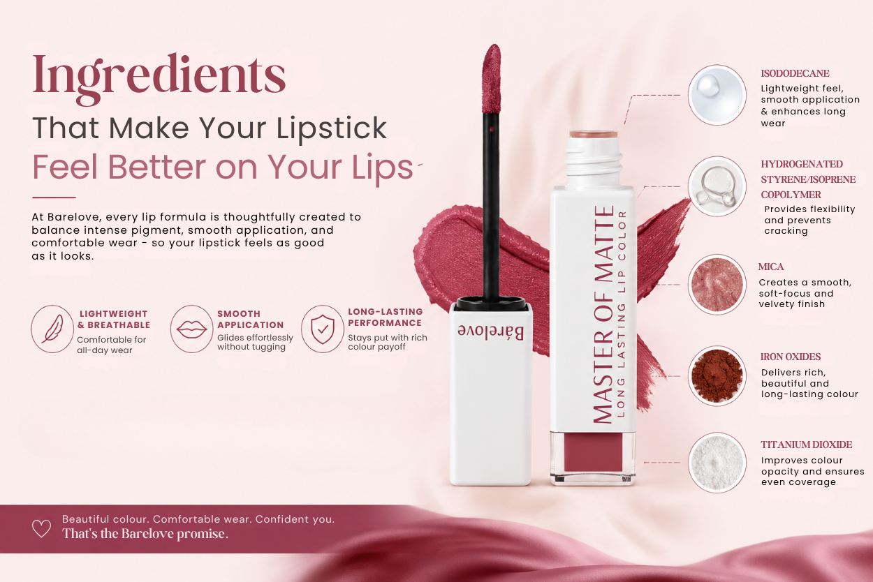 Ingredients That Make Your Lipstick Feel Better on Your Lips